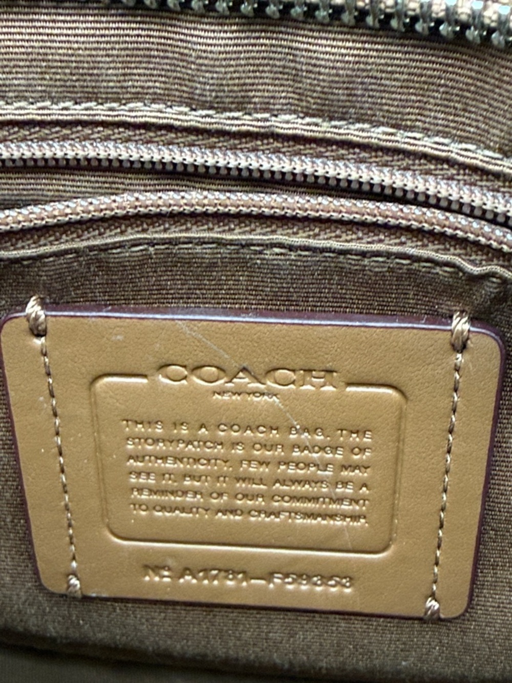 COACH Saddle Bag with Embellished Butterfly - Picture 9 of 9
